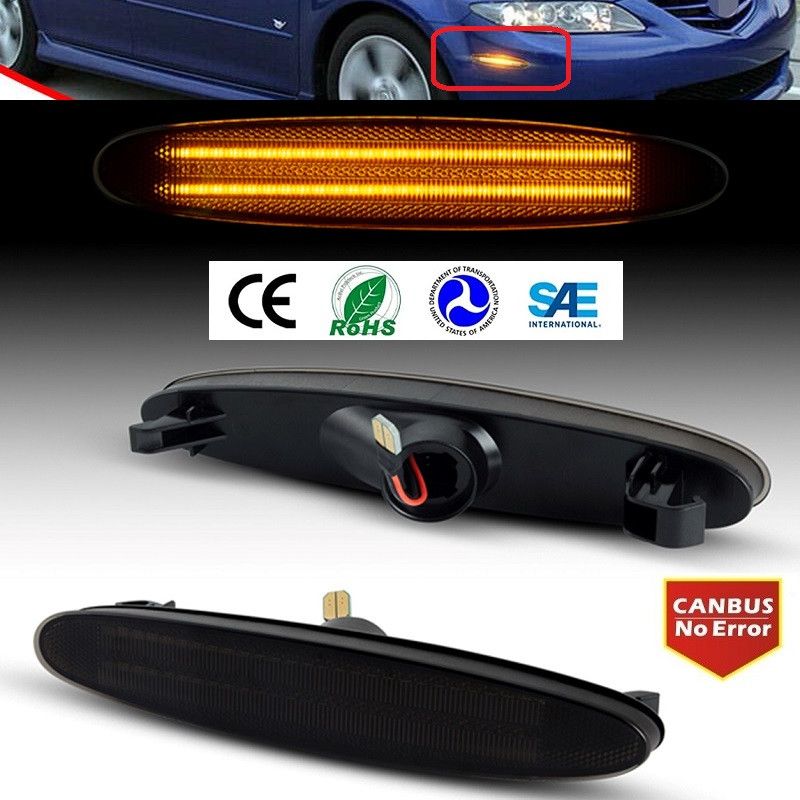 LED SIJALICE, BOCNI MARKERI NA BRANIKU (SMOKE LENS) - MAZDA PL2201C02 Beograd Zemun